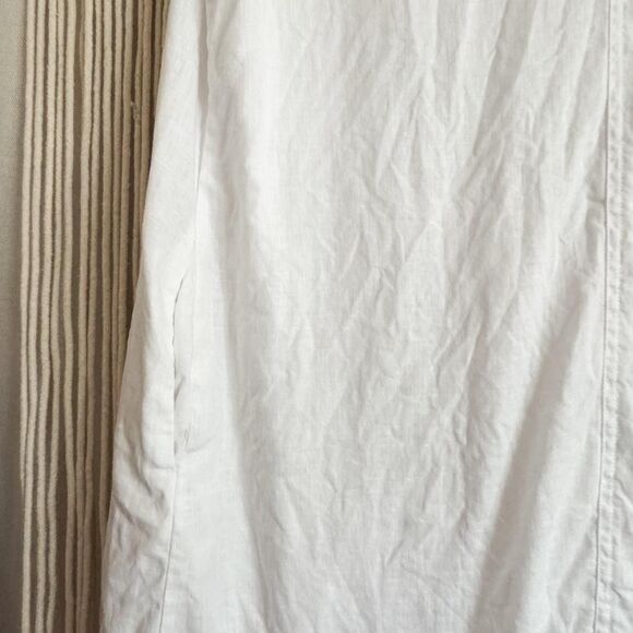 Tommy Bahama White Linen Dress Large - Picture 6 of 7